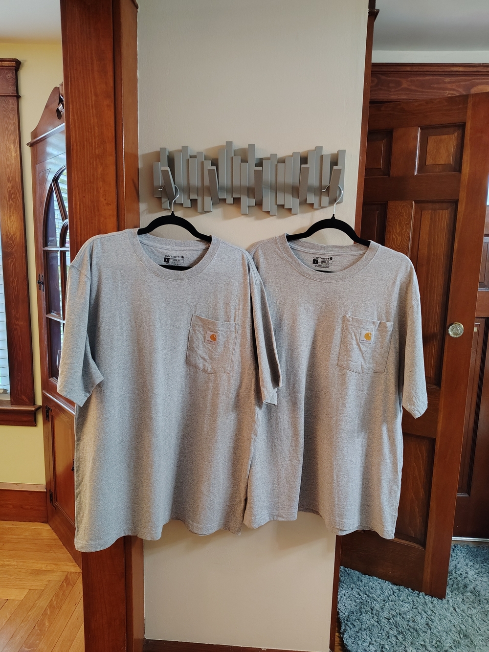 Carhartt 2 Men’s Gray Pocket T-Shirts K87